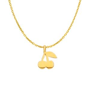 Cherry Women Charm Necklace